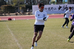 エンドゾーンでキャッチすると得点